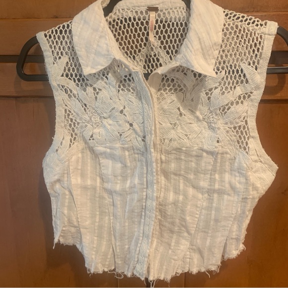 Free People Tops - Free People White Top XSM